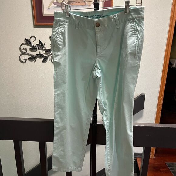 GAP Light Blue Girlfriend Girlfriend Khaki Pants Size 6pt #PT301 - Picture 6 of 6